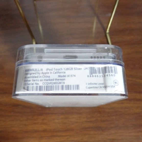 NIB Apple Ipod TOUCH 6th Generation 128GB Silver New in SEALED Box FIRM - Picture 6 of 10